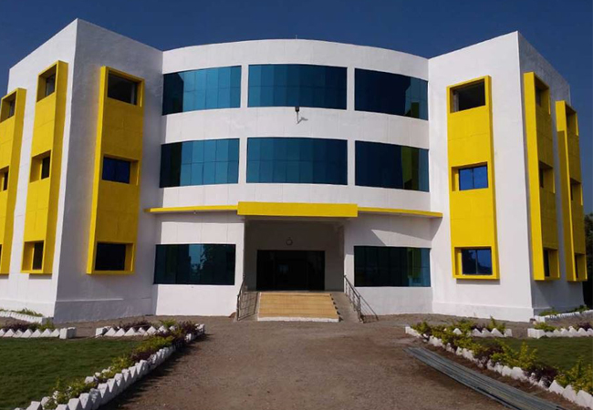 Eva College of Ayurved Rajkot Gujarat - Front view